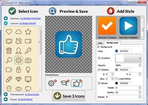Iconion : Free Icon Maker.